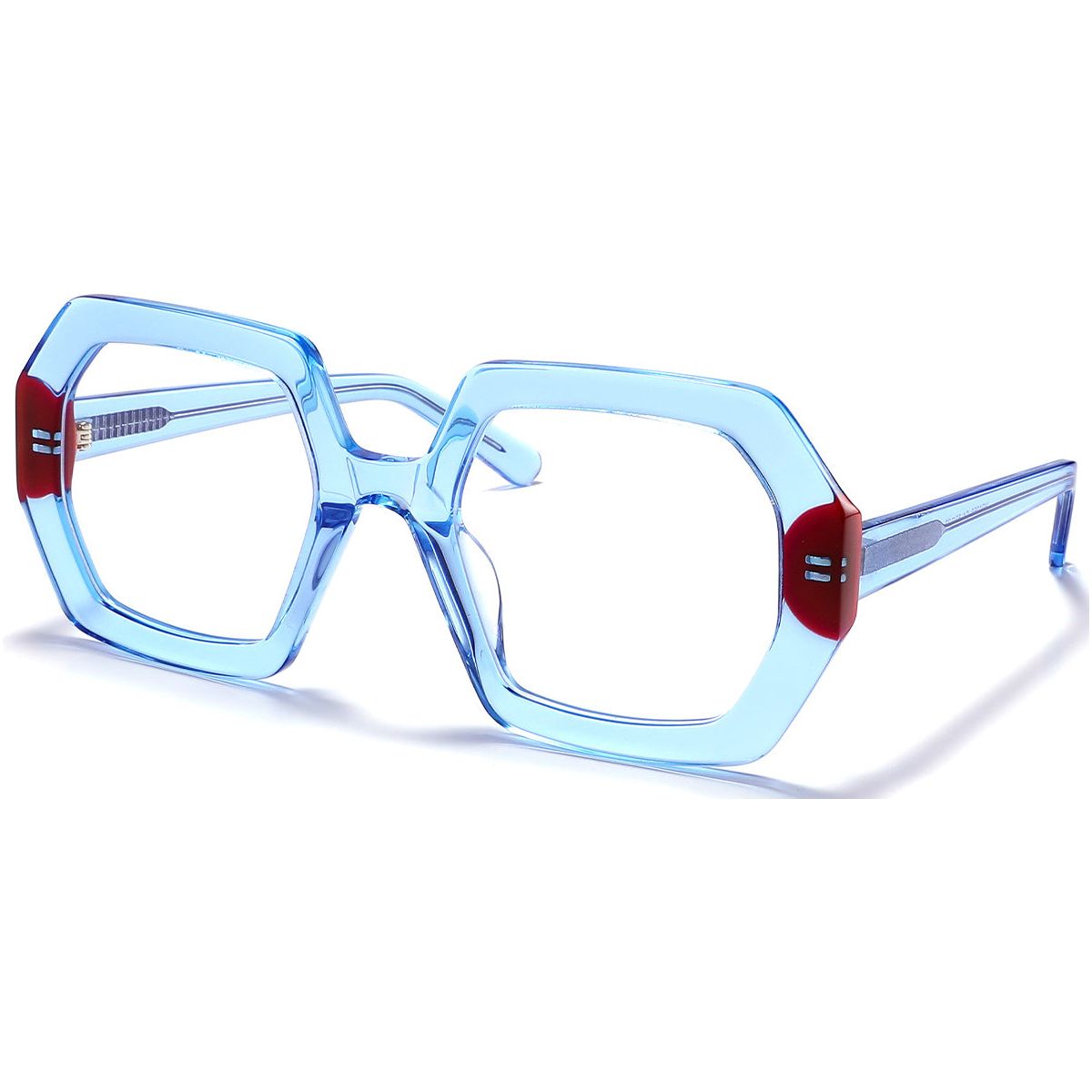 Candye Acetate Geometric Frame F5582 