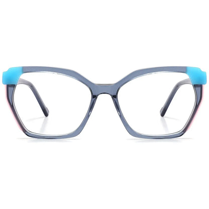 Candye Acetate Geometric Frame F5584 