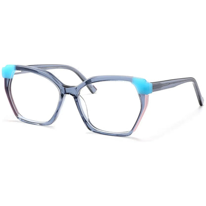 Candye Acetate Geometric Frame F5584 