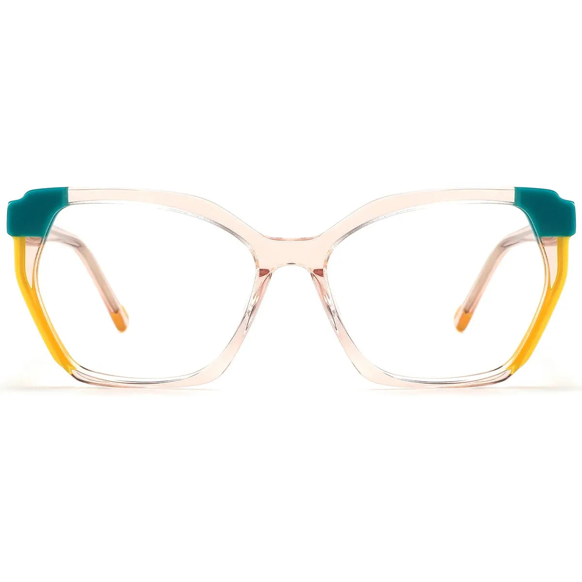 Candye Acetate Geometric Frame F5584 