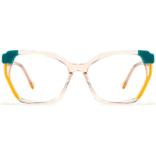 Candye Acetate Geometric Frame F5584 