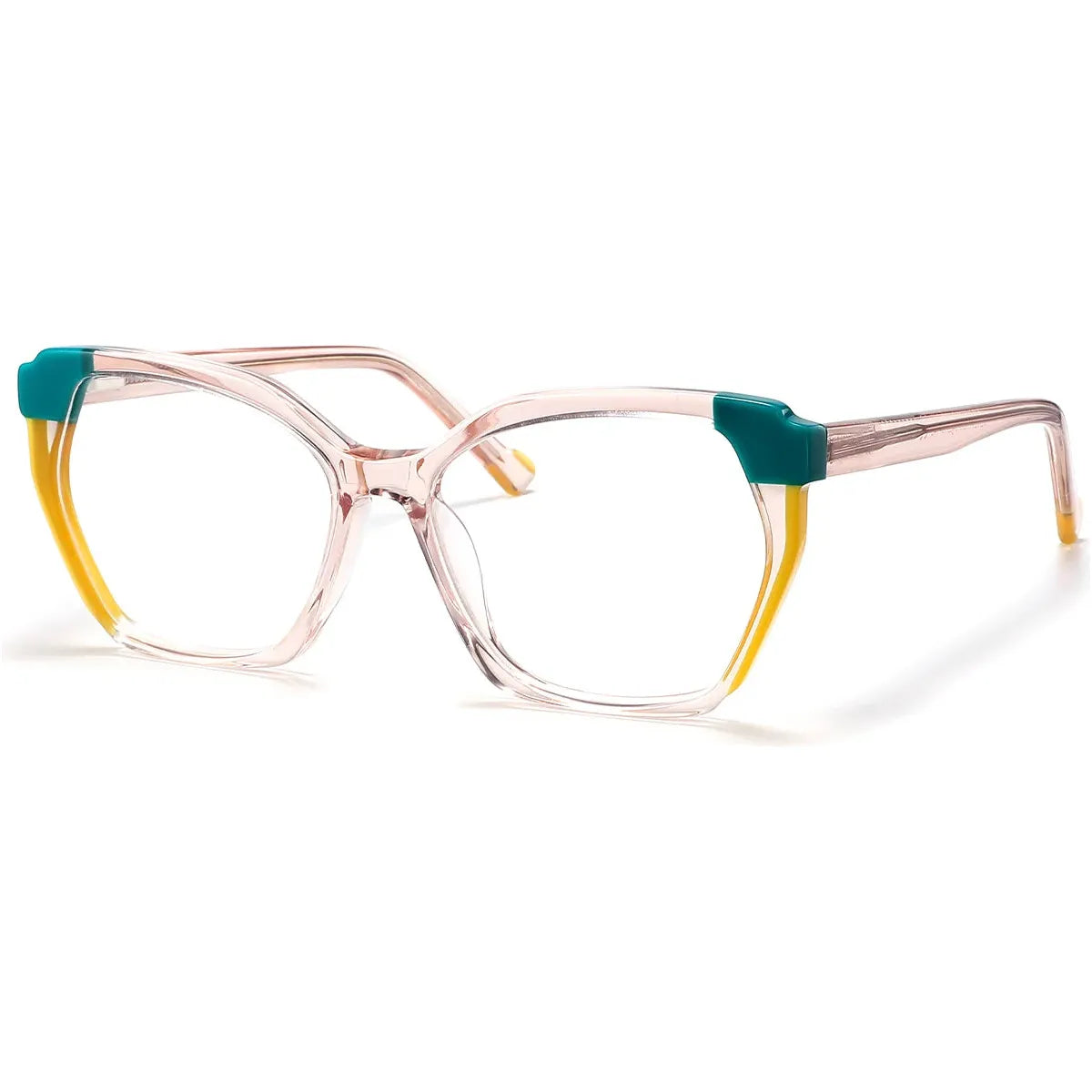 Candye Acetate Geometric Frame F5584 