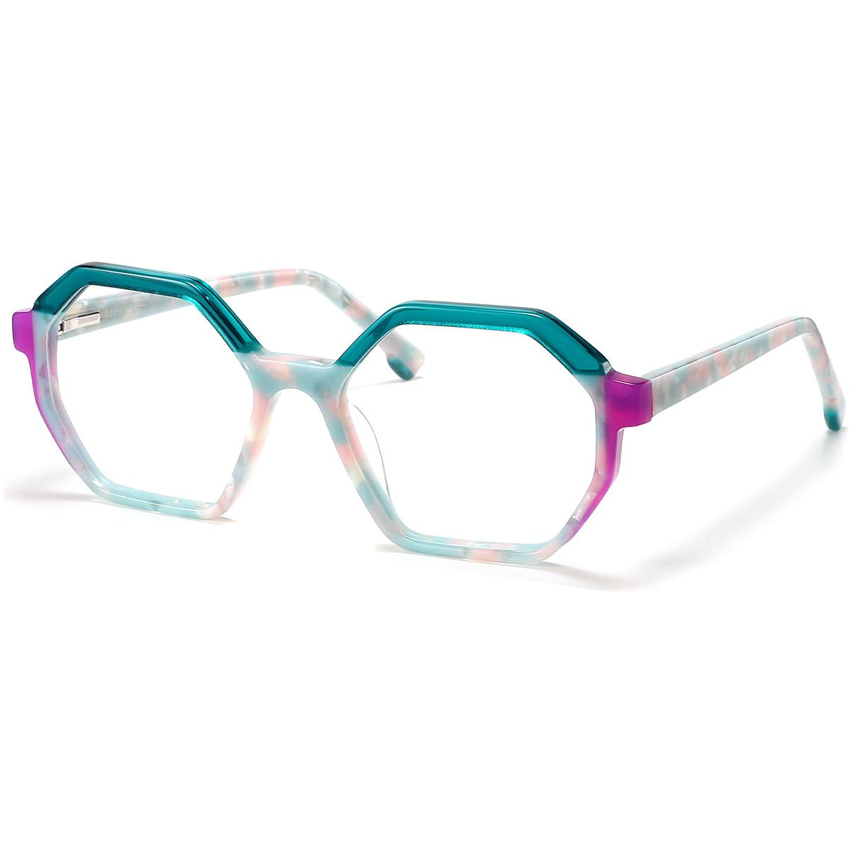 Candye Acetate Geometric Frame F5586 