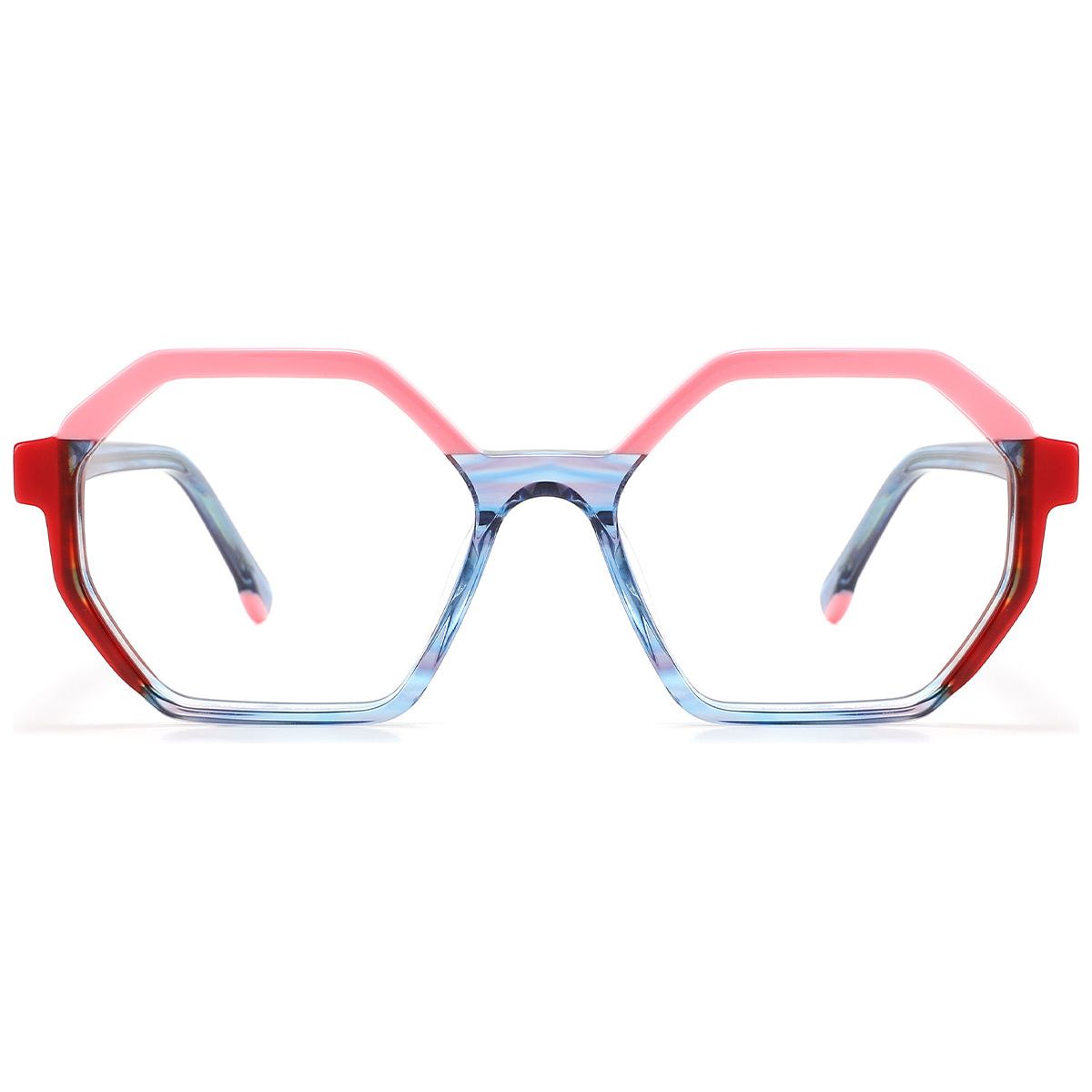 Candye Acetate Geometric Frame F5586 