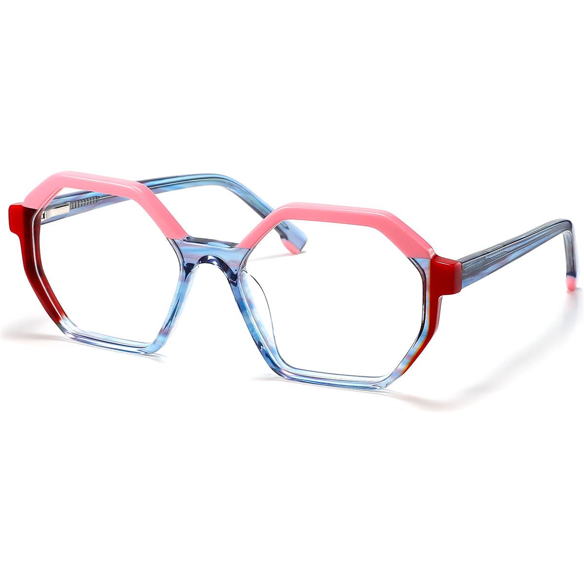 Candye Acetate Geometric Frame F5586 