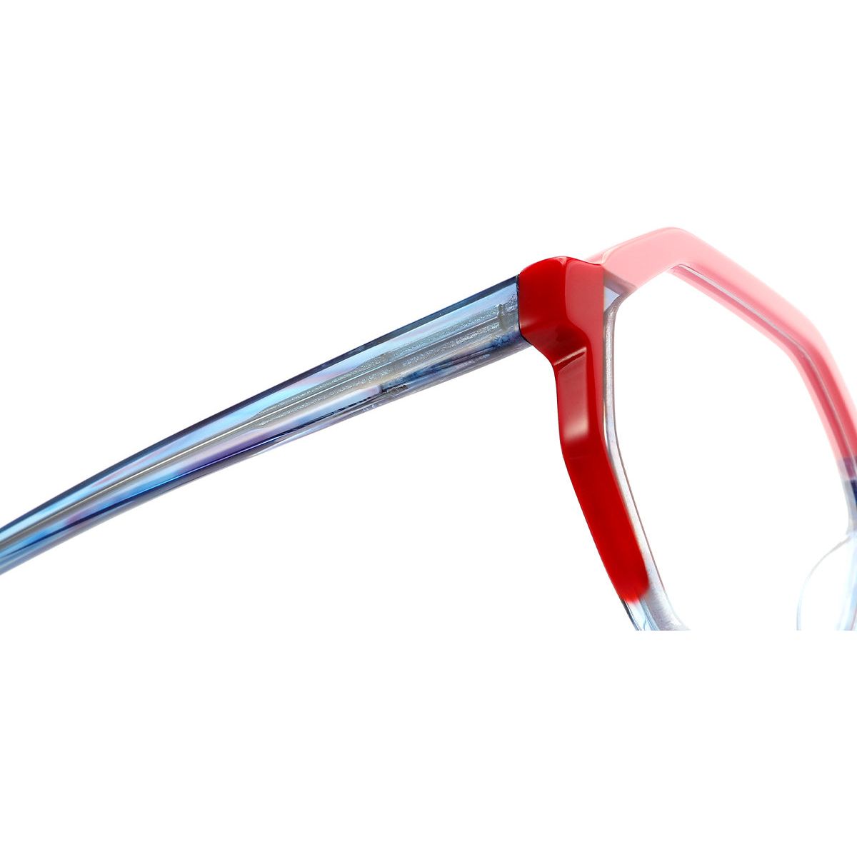 Candye Acetate Geometric Frame F5586 