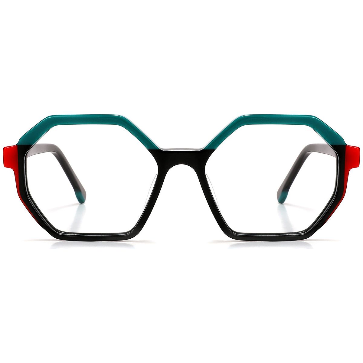 Candye Acetate Geometric Frame F5586 