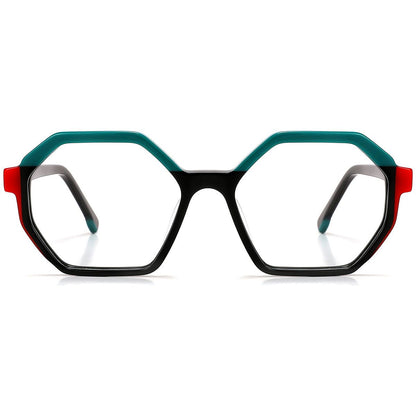 Candye Acetate Geometric Frame F5586 