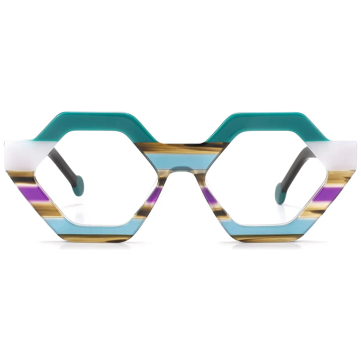 Candye Acetate Geometric Frame F5592 