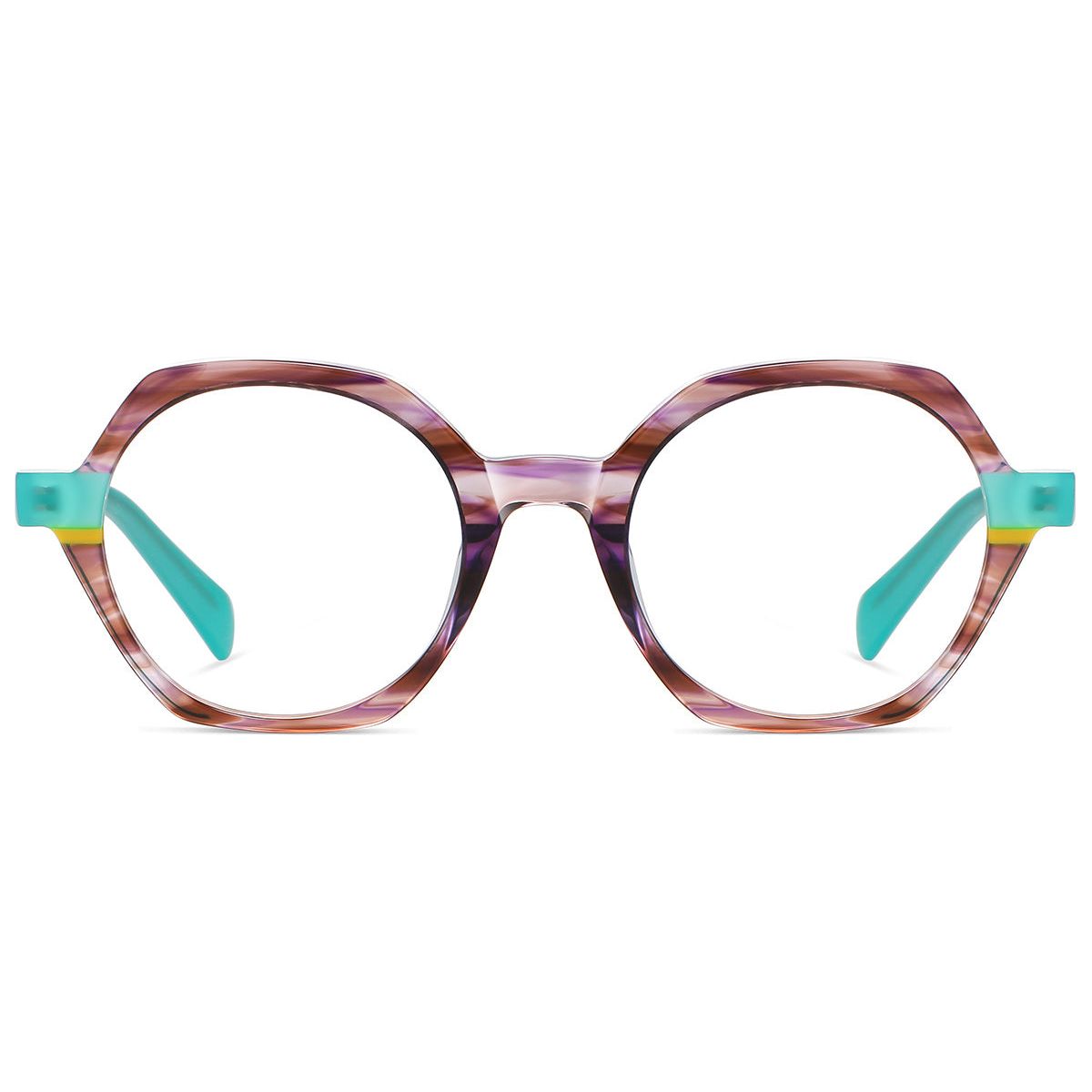 Candye Acetate Geometric Frame F5737 