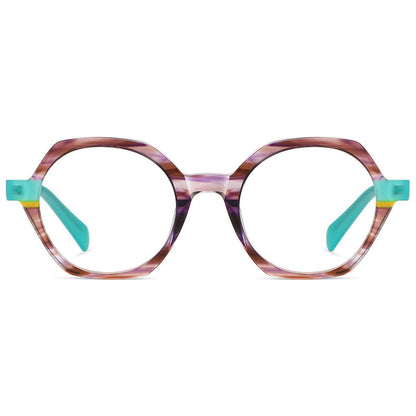 Candye Acetate Geometric Frame F5737 