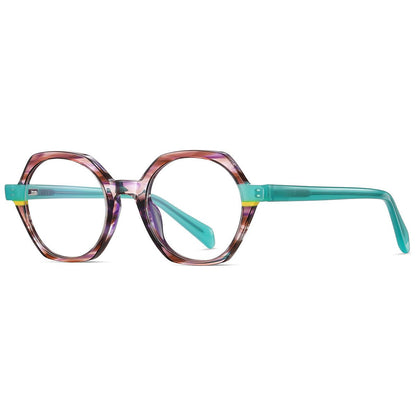 Candye Acetate Geometric Frame F5737 