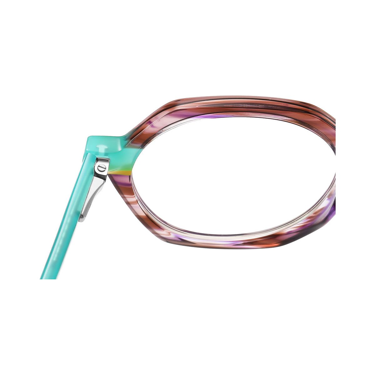 Candye Acetate Geometric Frame F5737 