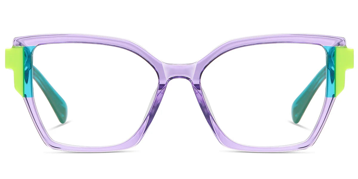 Candye Acetate Geometric Frame F5740 