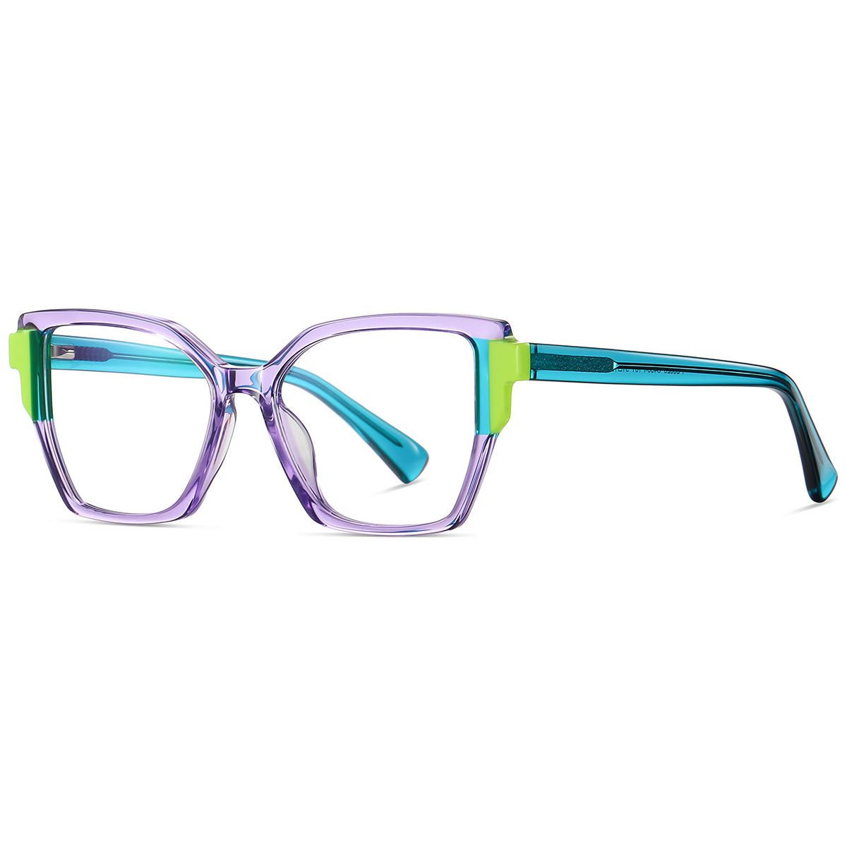 Candye Acetate Geometric Frame F5740 