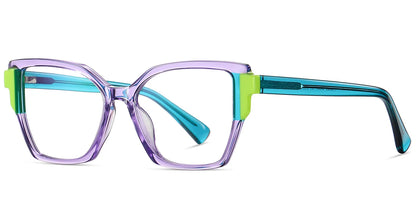 Candye Acetate Geometric Frame F5740 