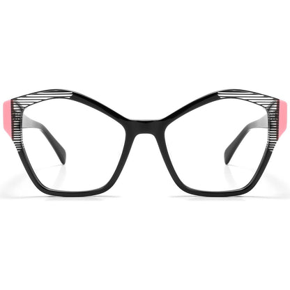 Candye Acetate Geometric Frame F5968 