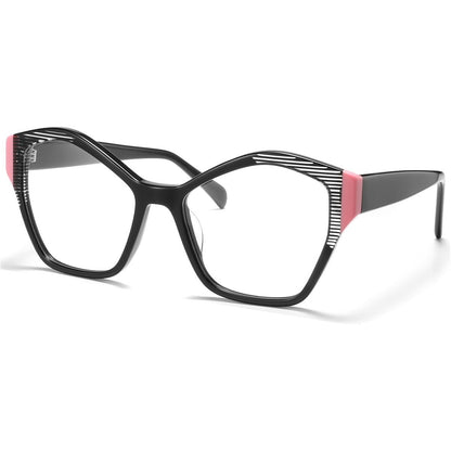 Candye Acetate Geometric Frame F5968 