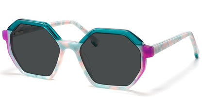 Candye Acetate Geometric Sunglasses SG5587 