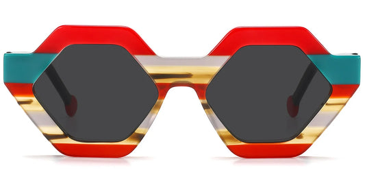 Candye Acetate Geometric Sunglasses SG5593 