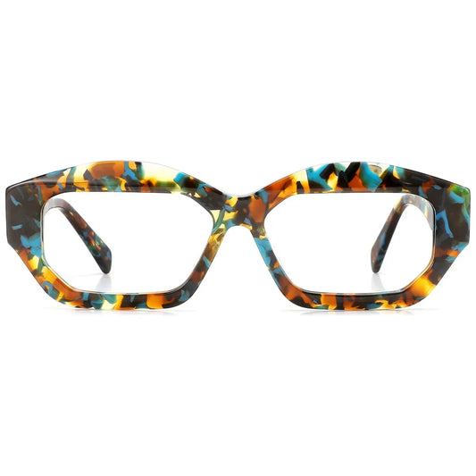 Candye Acetate Rectangle Geometric Frame F5574 