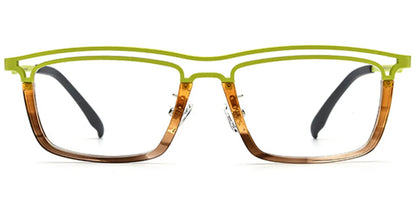 Candye® Acetate & Titanium Rectangle Frame F6719 