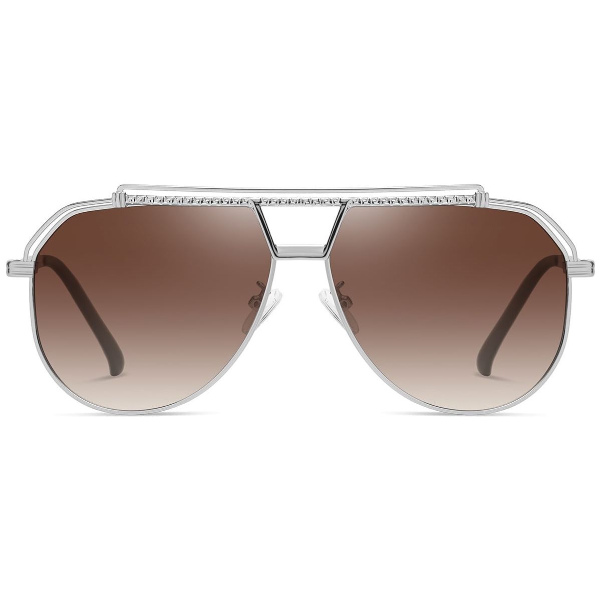 Candye Aviator Geometric Sunglasses SG4349 