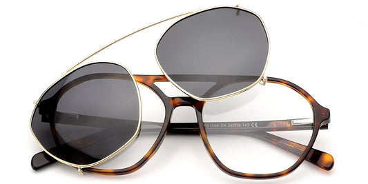 Candye® Clip Ons Acetate Aviator Frame F6619 