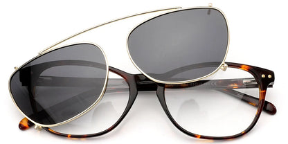 Candye® Clip Ons Acetate Rectangle Frame F6616 