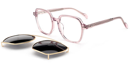 Candye® Clip Ons Acetate Square Frame F6621 