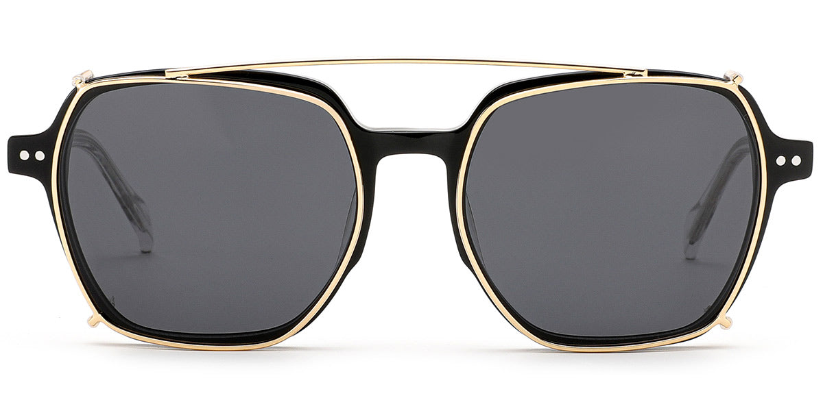 Candye® Clip Ons Acetate Square Frame F6621 