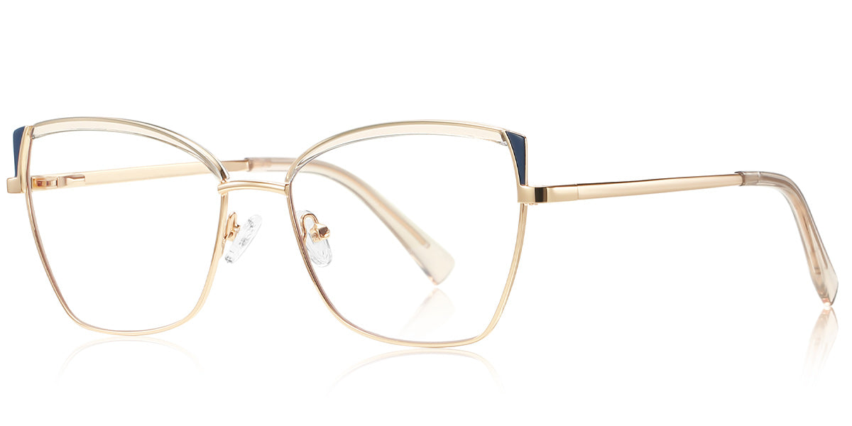 Candye® Metal Cat Eye Browline Frame F6835 