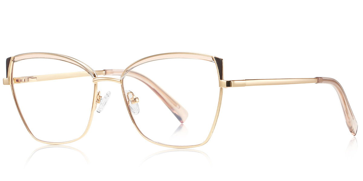 Candye® Metal Cat Eye Browline Frame F6835 