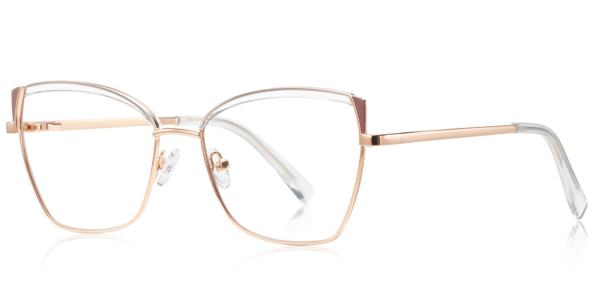 Candye® Metal Cat Eye Browline Frame F6835 