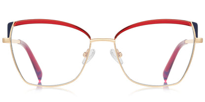 Candye® Metal Cat Eye Browline Frame F6835 