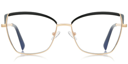 Candye® Metal Cat Eye Browline Frame F6835 