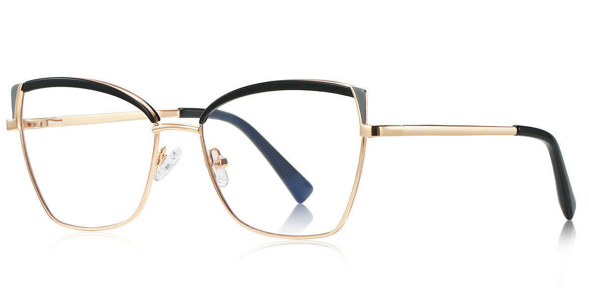 Candye® Metal Cat Eye Browline Frame F6835 
