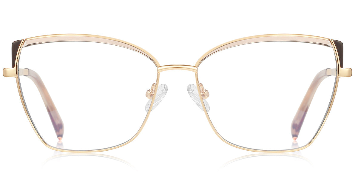 Candye® Metal Cat Eye Browline Frame F6835 