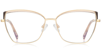 Candye® Metal Cat Eye Browline Frame F6835 