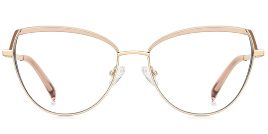 Candye® Metal Cat Eye Browline Frame F6836 