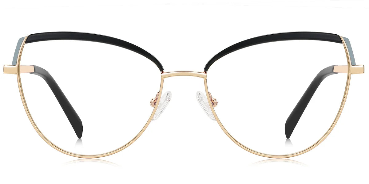 Candye® Metal Cat Eye Browline Frame F6836 