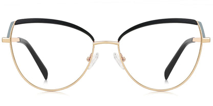 Candye® Metal Cat Eye Browline Frame F6836 