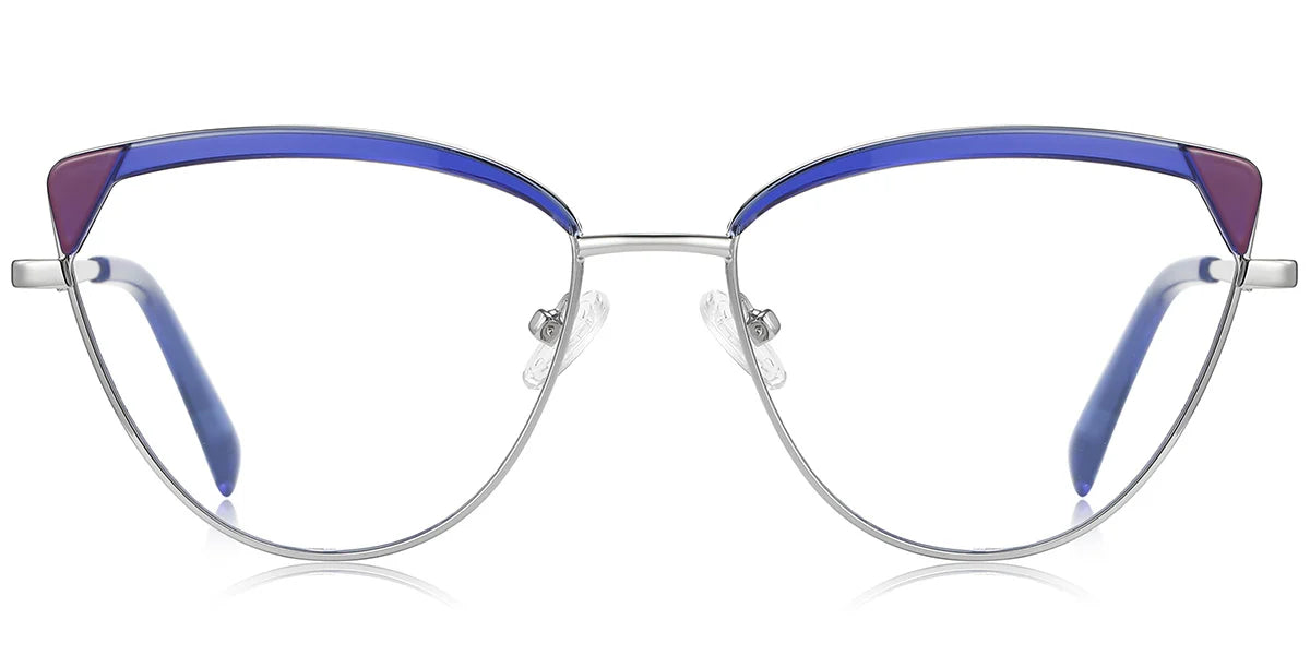 Candye® Metal Cat Eye Browline Frame F6840 