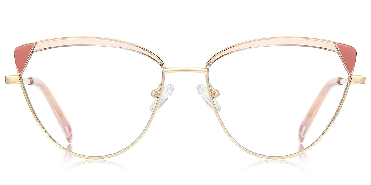 Candye® Metal Cat Eye Browline Frame F6840 