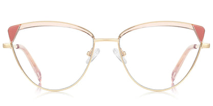 Candye® Metal Cat Eye Browline Frame F6840 