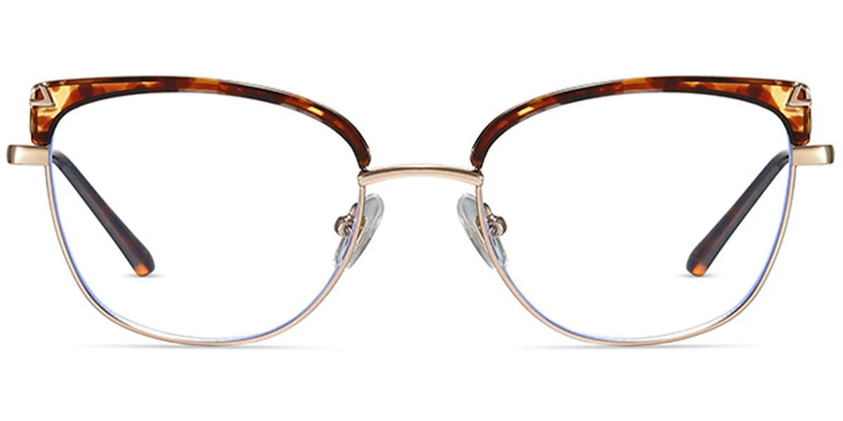 Candye® Metal Cat Eye Browline Frame F7031 