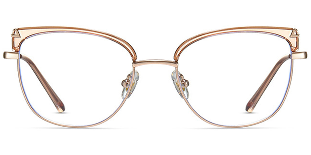 Candye® Metal Cat Eye Browline Frame F7031 