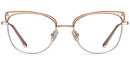 Candye® Metal Cat Eye Browline Frame F7031 