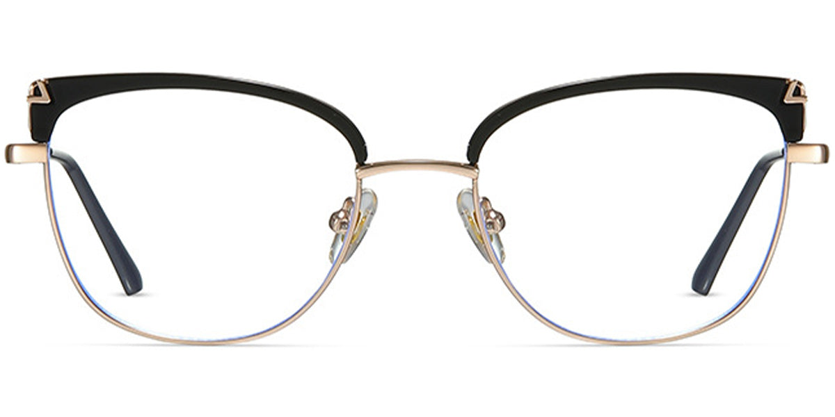 Candye® Metal Cat Eye Browline Frame F7031 