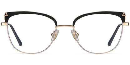 Candye® Metal Cat Eye Browline Frame F7031 